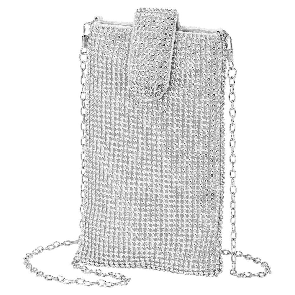 9753 Evening Handbags Clutch Purses , Crossbody Bag Crystal Rhinestone